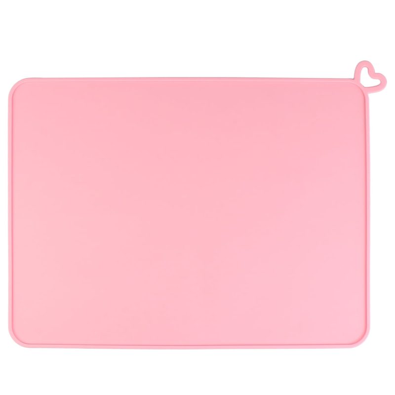 Decorative Table Mat Heat Resistant Meal Silicone Placemat Placemats for Dinner Pink Baby