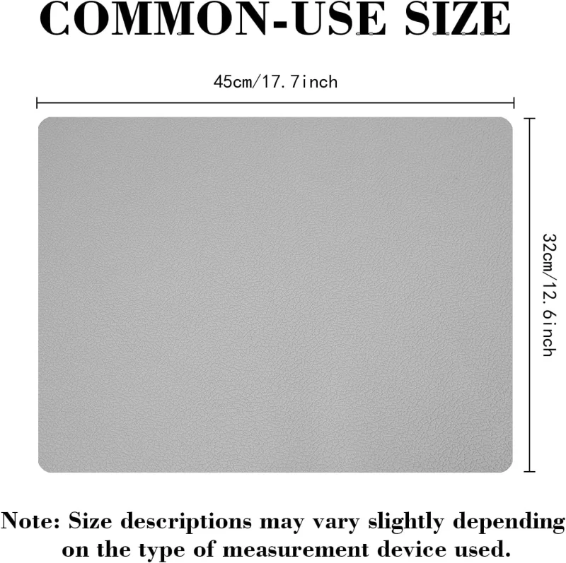 Silicone Placemats Set of 4, Heat-Resistant Placemats,Non-Slip Table Mats, Foldable Mats, Easy Clean Placemats, Perfect for Indoor & Outdoor Dining, 12.6 x 17.7 inches - Image 2