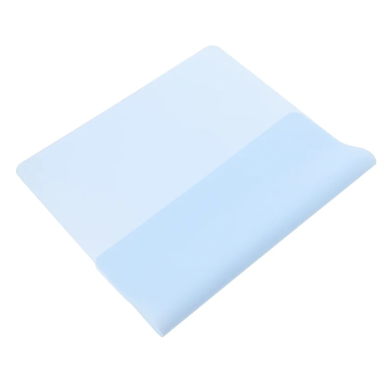 2 Count Placemats for Table Light Blue Countertop Simple Silicone Handmade Large