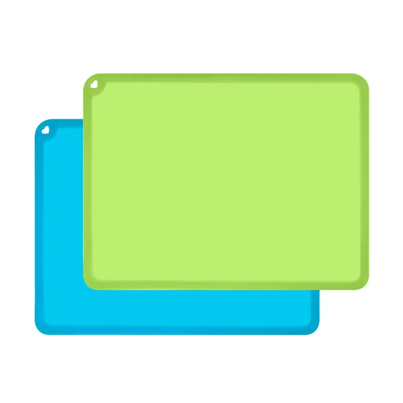 Innovative Mealtime Mat, Silicone Kids Placemat with Non Slip Design for Stable Dining, Reusable and Heat Resistant, Foldable for Easy Transportation, Raised Edge for Spill